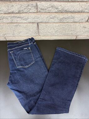 Fidelity Denim Deep Indigo Wide-Leg Jeans